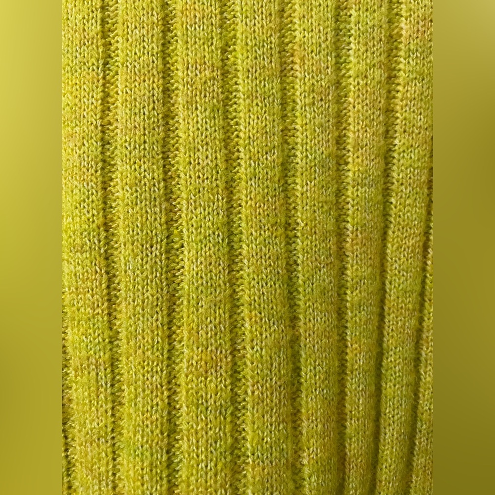 Wild Fable Yellow Ribbed Cardigan Sweater - Picture 6 of 8